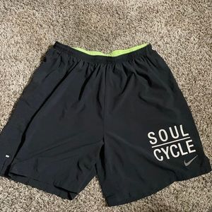 SALE...Nike XL black shorts Soul Cycle logo